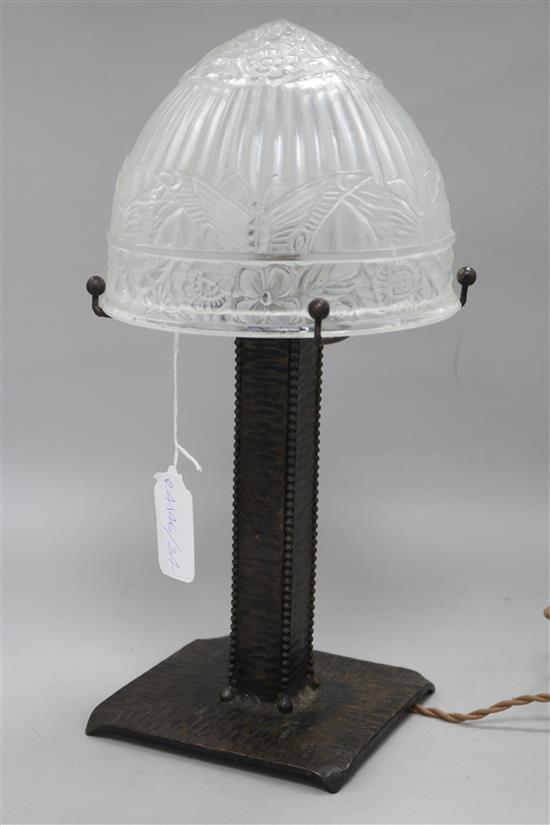 An Edgar Brant style table lamp